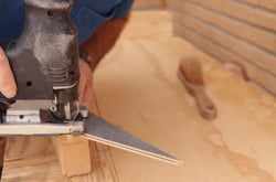 Volledige traprenovatie montage