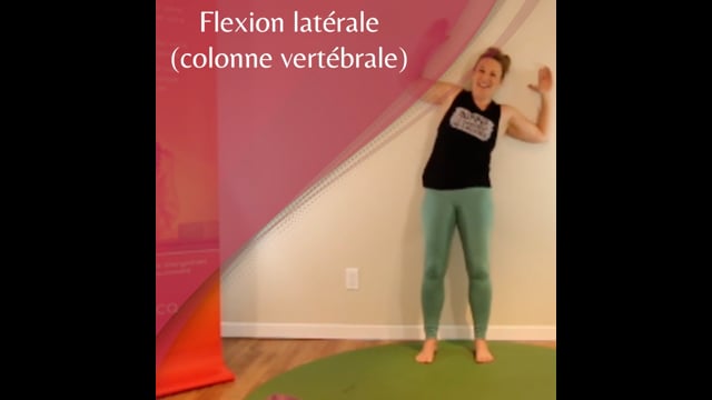 Yoga Balles™️ - Flexion latérale (colonne vertébrale)