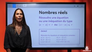 video : seconde-mathematiques-nombres-reels-resoudre-une-equation-ou-une-inequation-avec-valeurs-absolues-3951