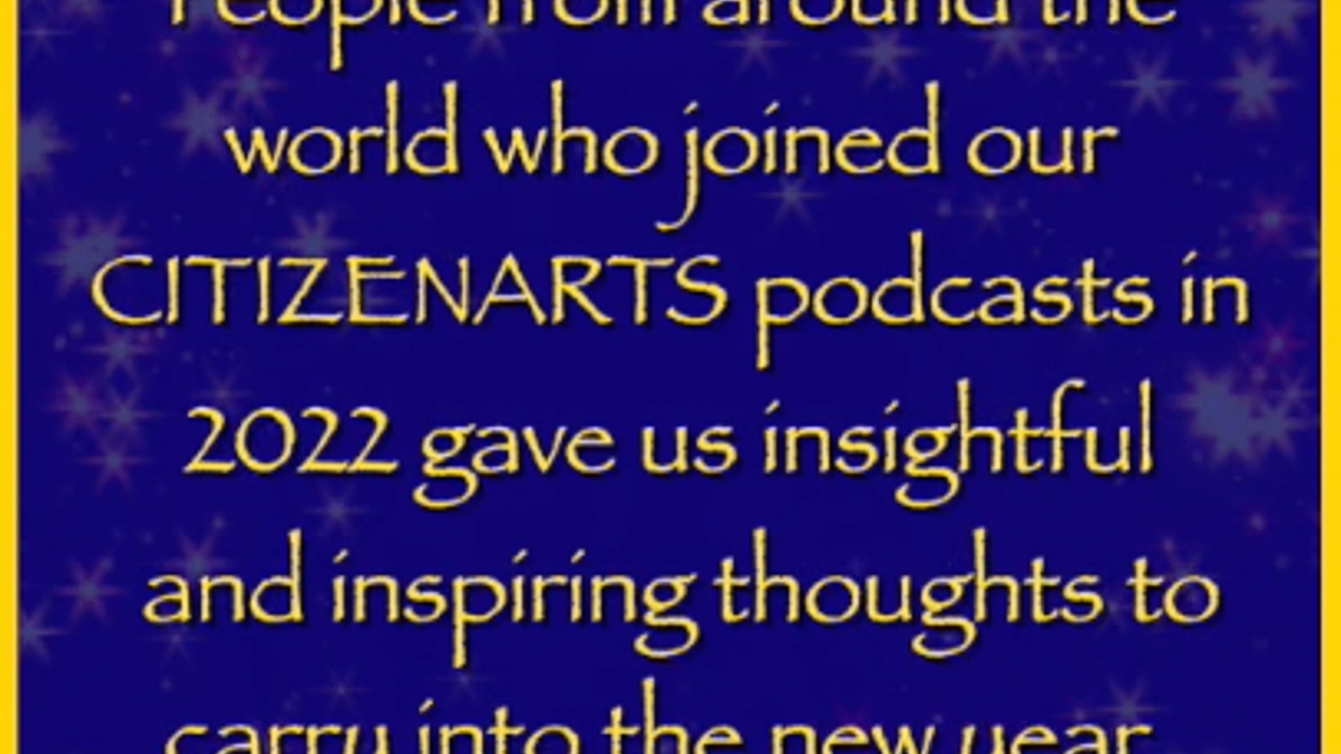 CITIZENARTS Holiday 2022