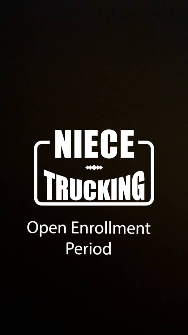 Niece Trucking Open Enrollement Period On Vimeo
