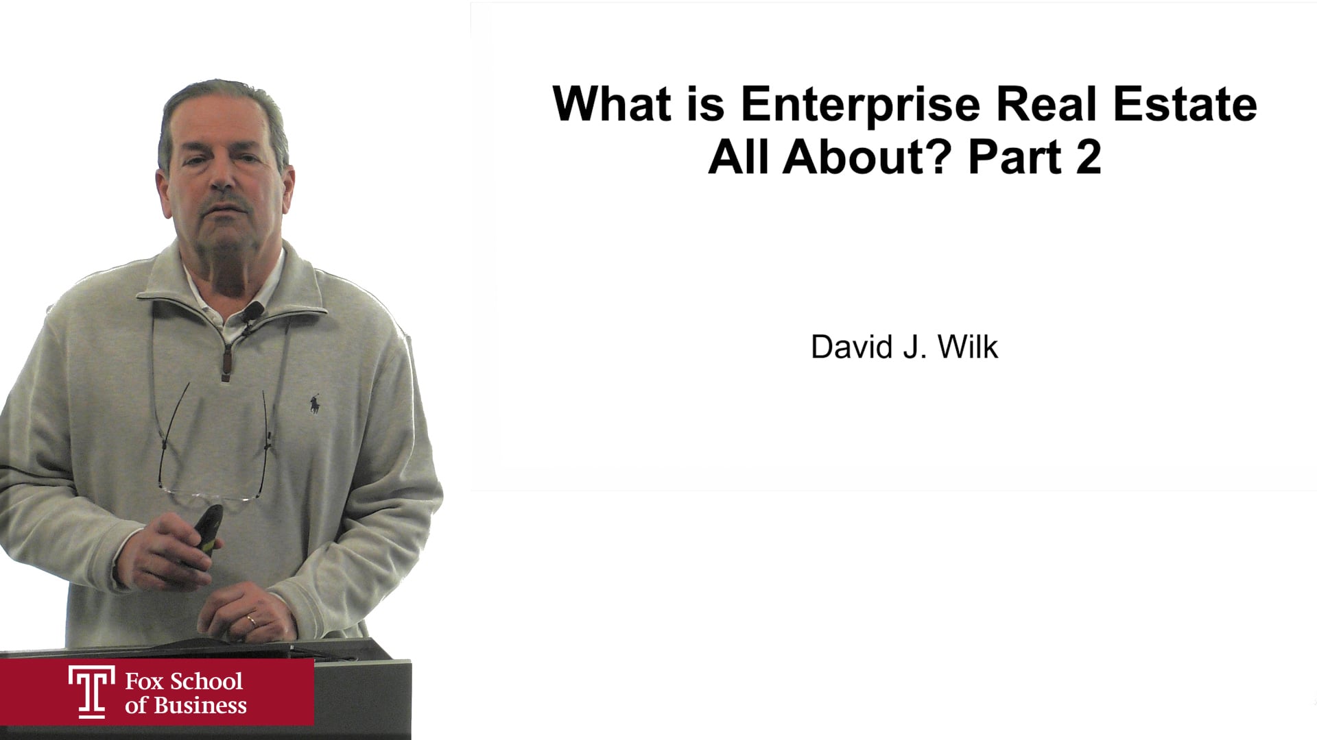 What is Enterprise Real Estate All About Part 2