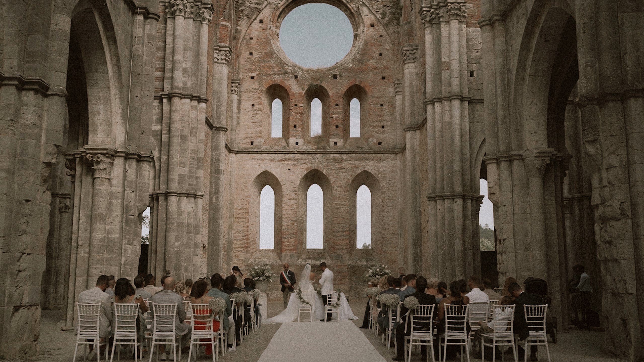 Destination Wedding Film at San Galgano Abbey | Debby & Ramon