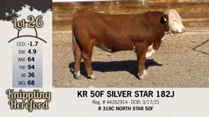Lot #26 - KR 50F SILVER STAR 182J