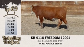 Lot #69 - KR 9110 FREEDOM 1202J