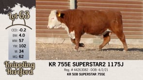Lot #63 - KR 755E SUPERSTAR2 1175J