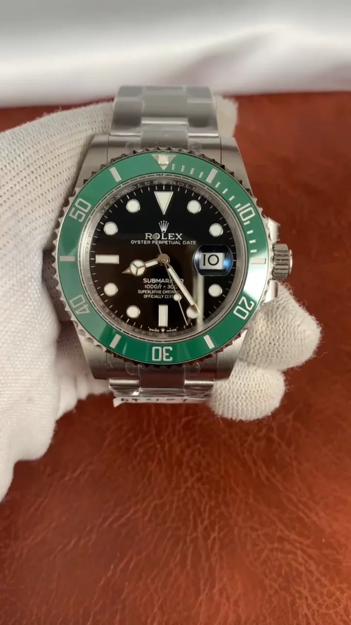 Rolex Submariner Date Starbucks Green Bezel Men's Watch 126610LV-0002