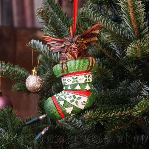 Gremlins Mohawk in Stocking Hanging Ornament video