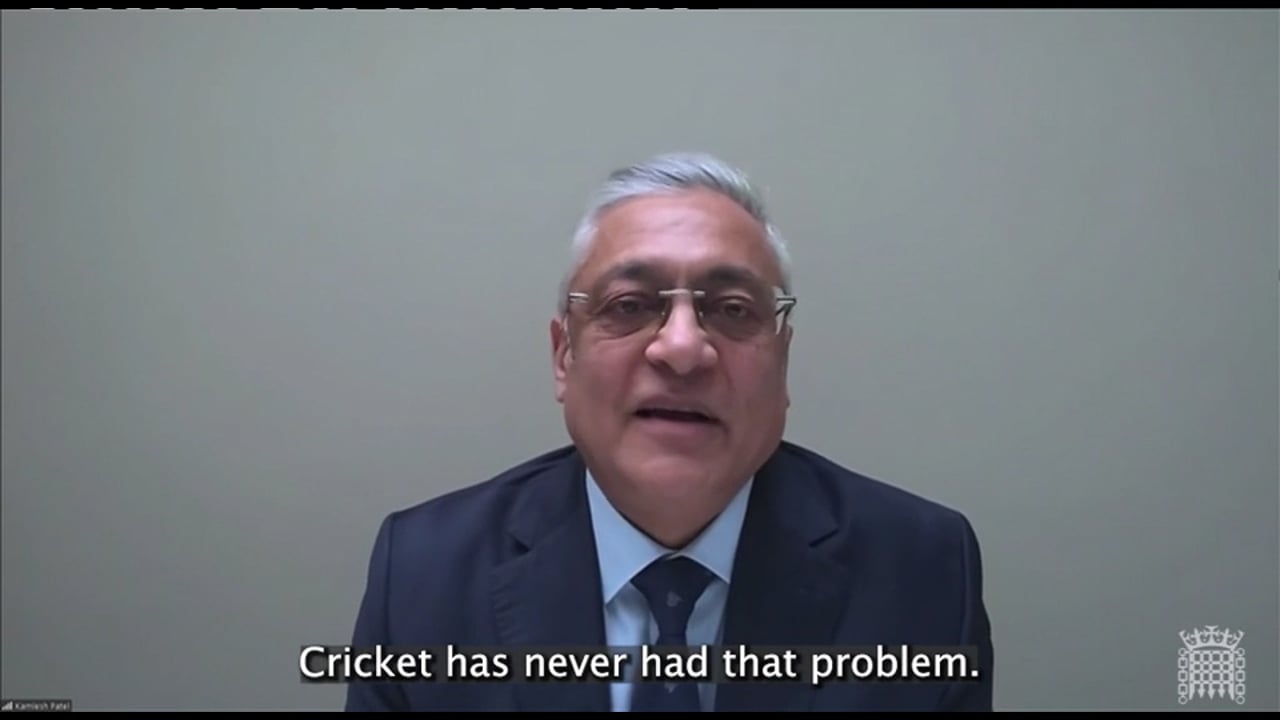 John Nicolson MP asks Lord Patel of Yorkshire County Cricket Club about BAME players