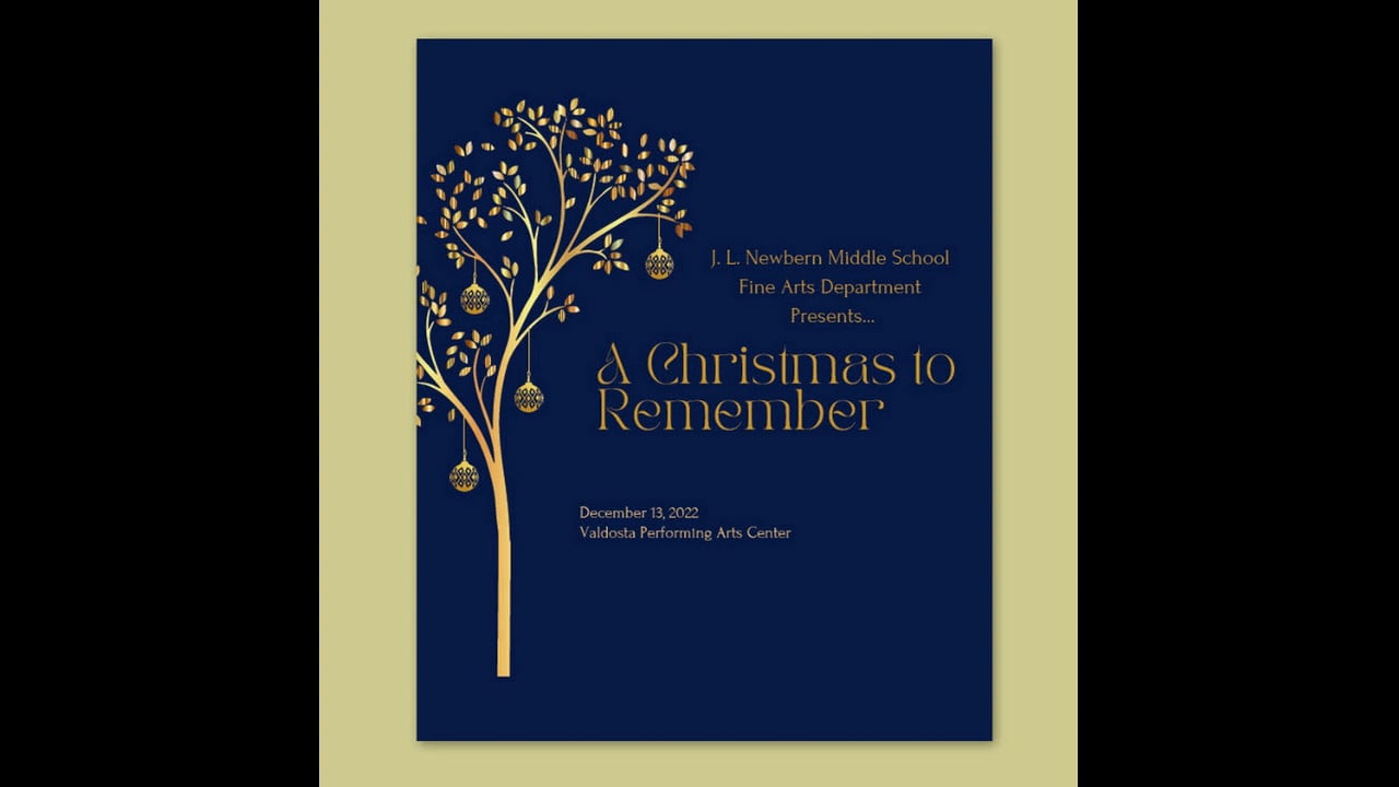 VHS Performing Arts Center J.L. Newbern M.S. Christmas Concert on Vimeo