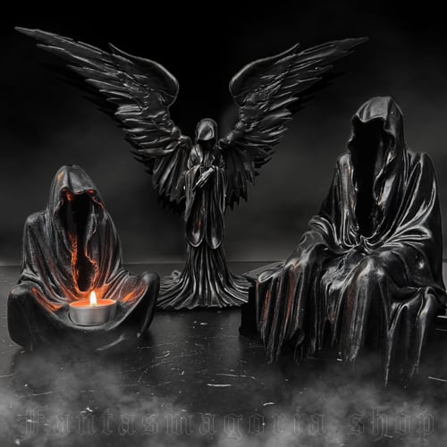 Angel of Death Elegant Reaper Figurine video