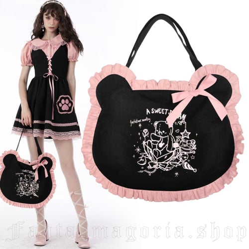 Hello Kitty Head Shaped with Pink Bow Plush Hand Bags