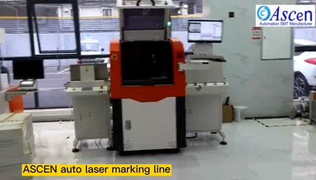 ASCEN fully automatic PCB laser marking machine