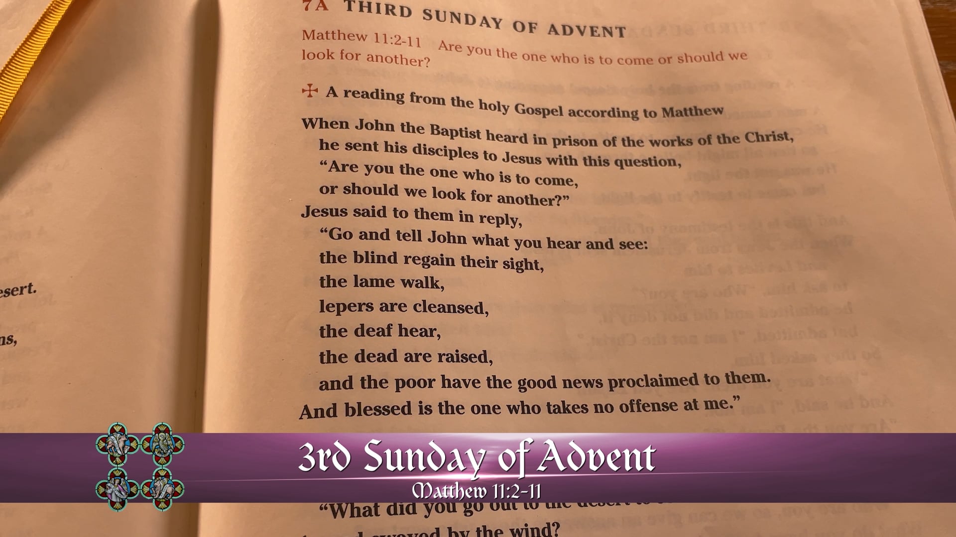 The Word - 3rd Sunday in Advent