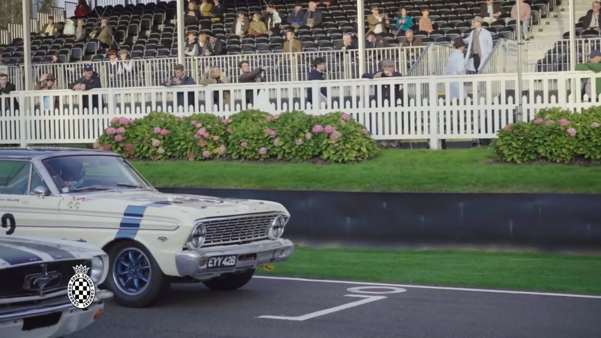 Chris Harris Races Ford Falcon at Goodwood
