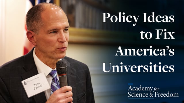 Policy Ideas to Fix America’s Universities