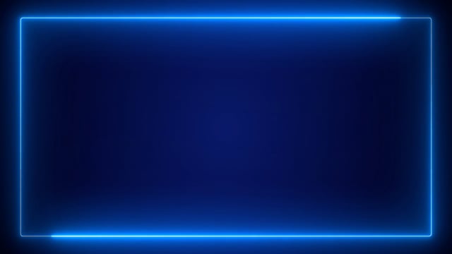 White Neon Frame Stock Video Footage for Free Download