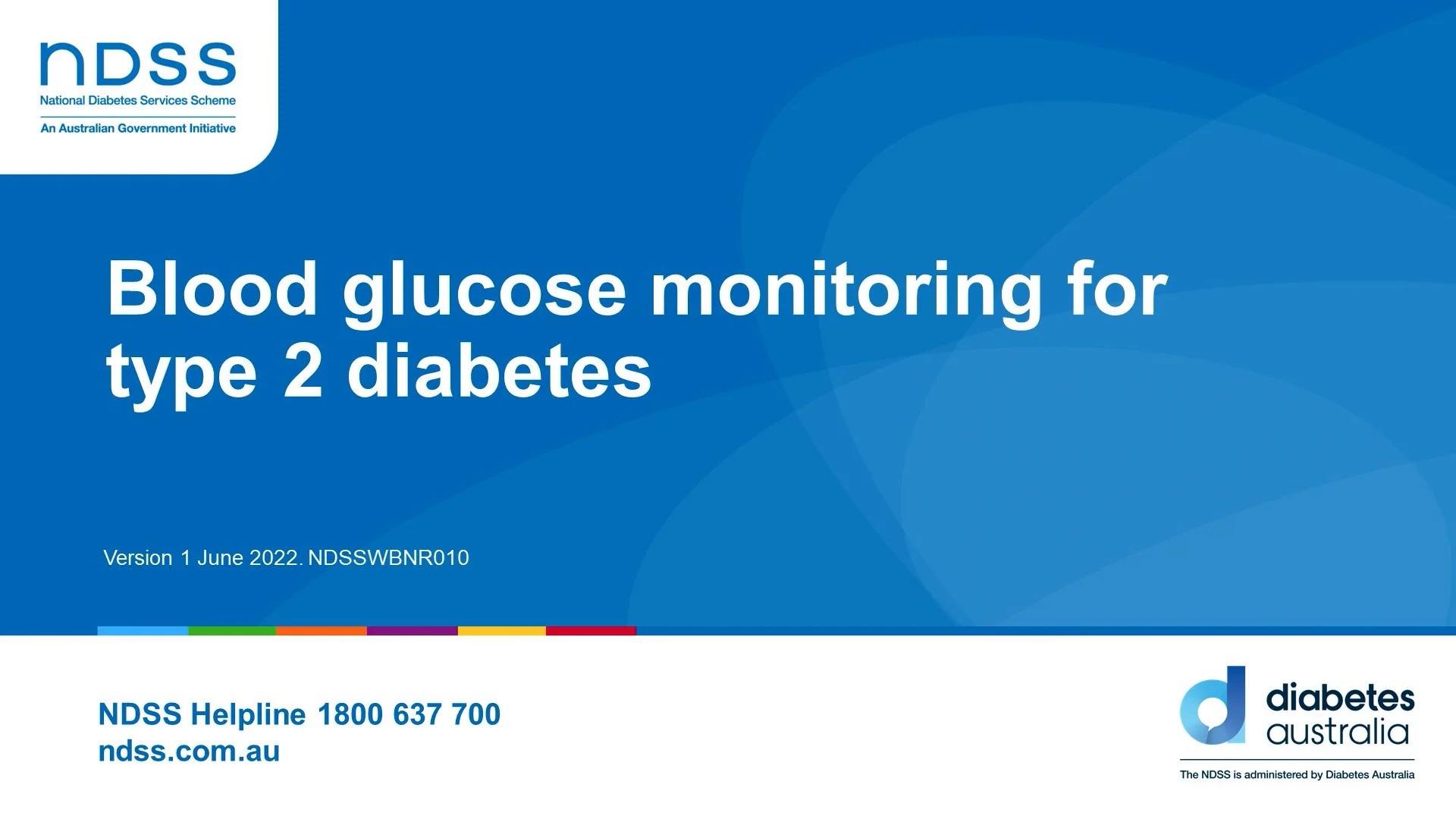 Blood glucose monitoring for type 20 diabetes