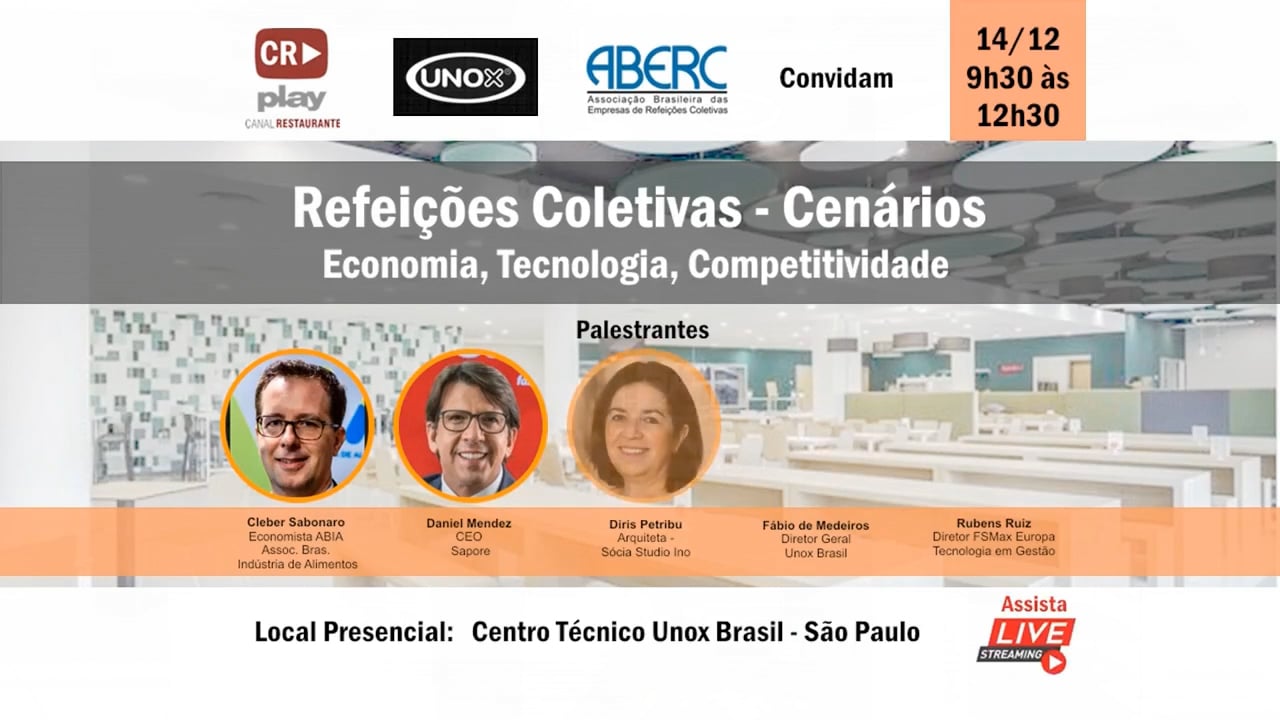 Evento Completo: Refeies Coletivas Cenrios: Economia, Tecnologia e Competitividade