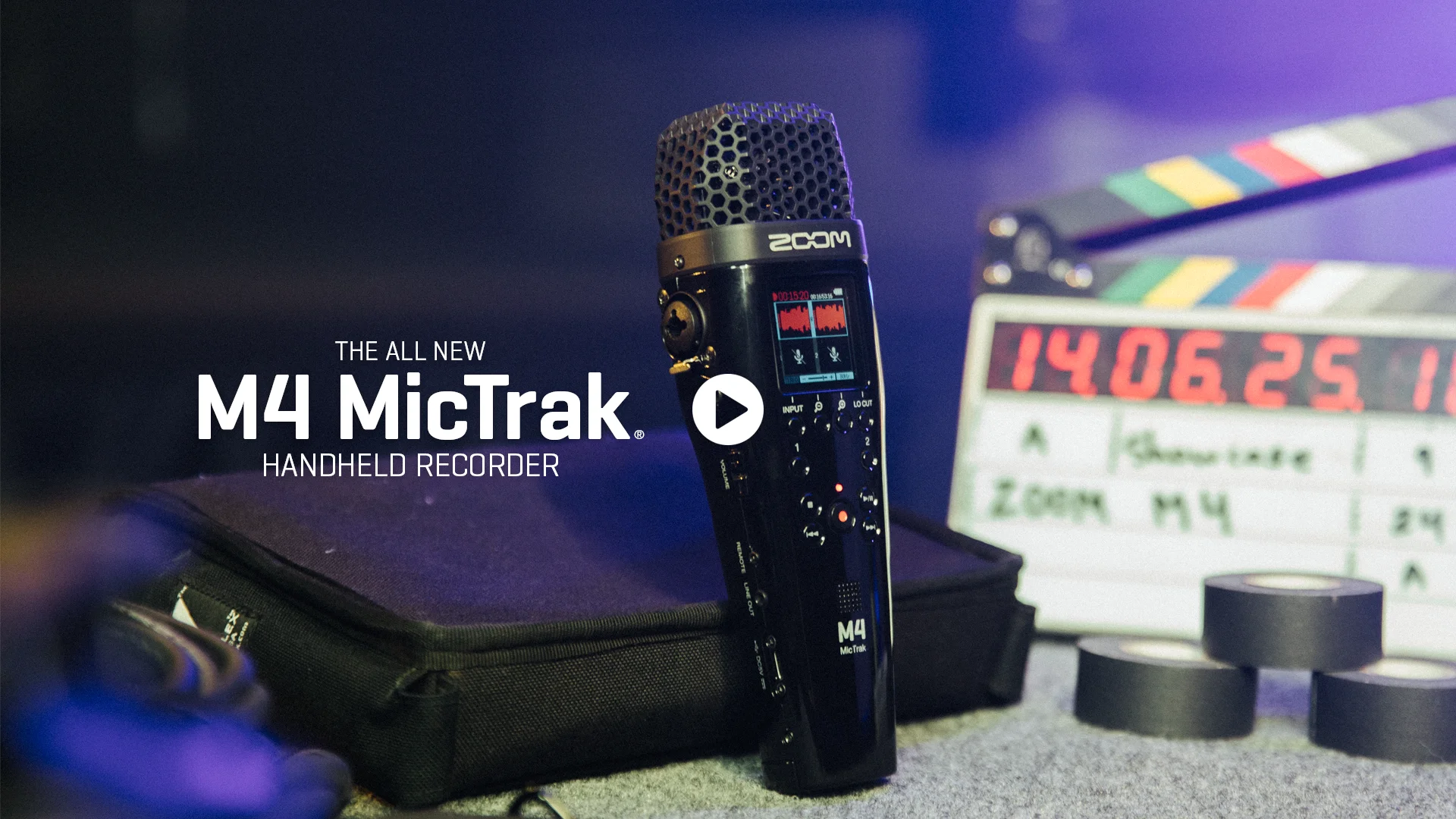 M4 MicTrak Recorder | ZOOM M4 MicTrak Recorder | ZOOM