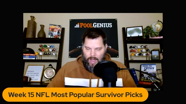 nfl week 15 survivor picks