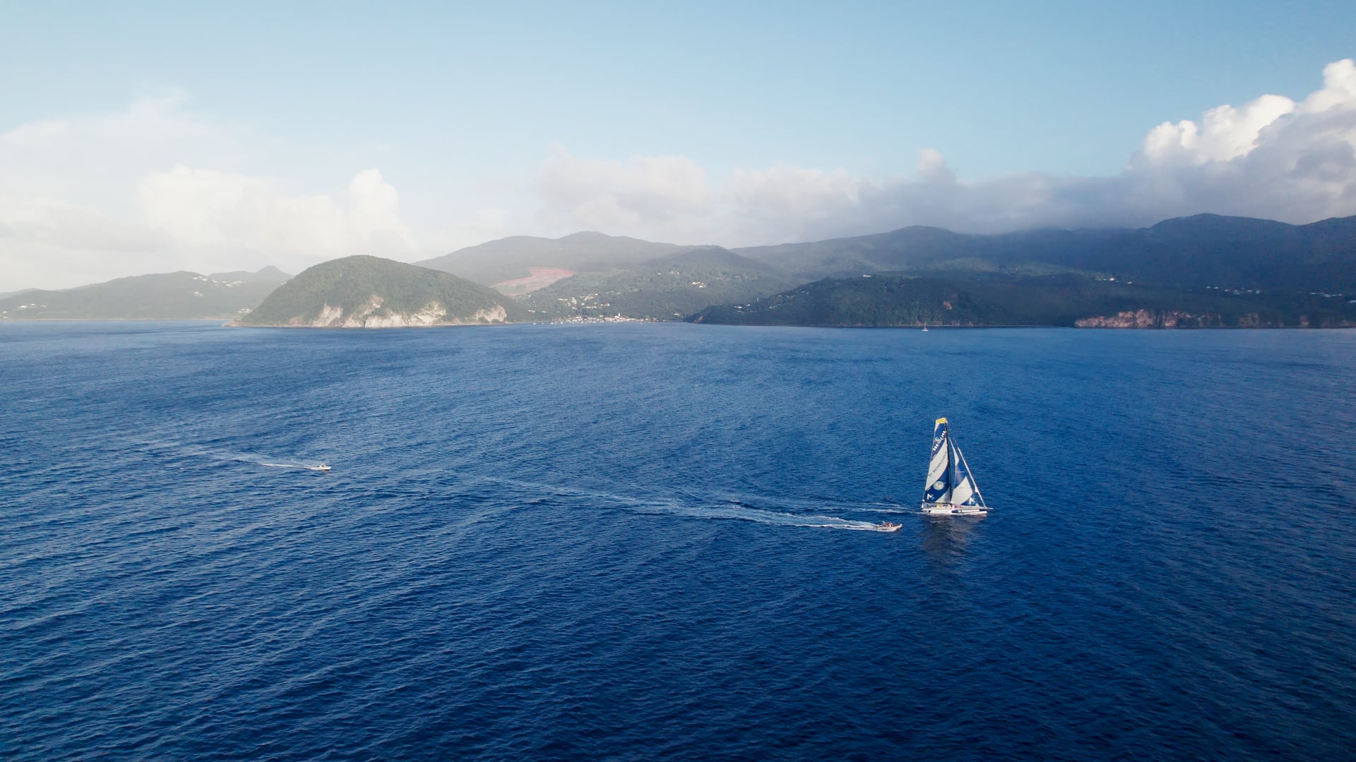 Arrivée Route du Rhum - Benjamin Ferré