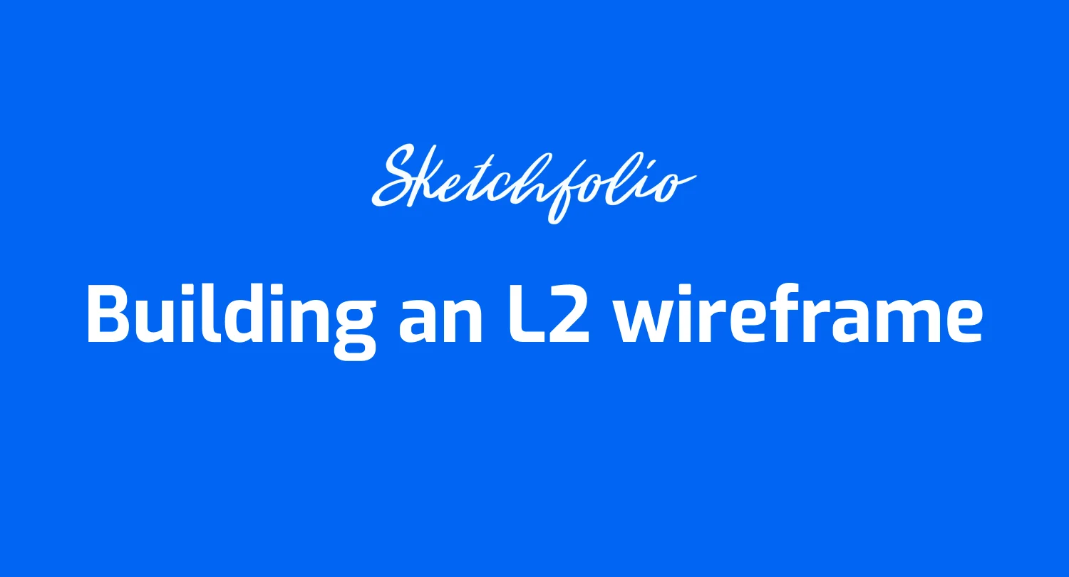 Building an L2 wireframe on Vimeo