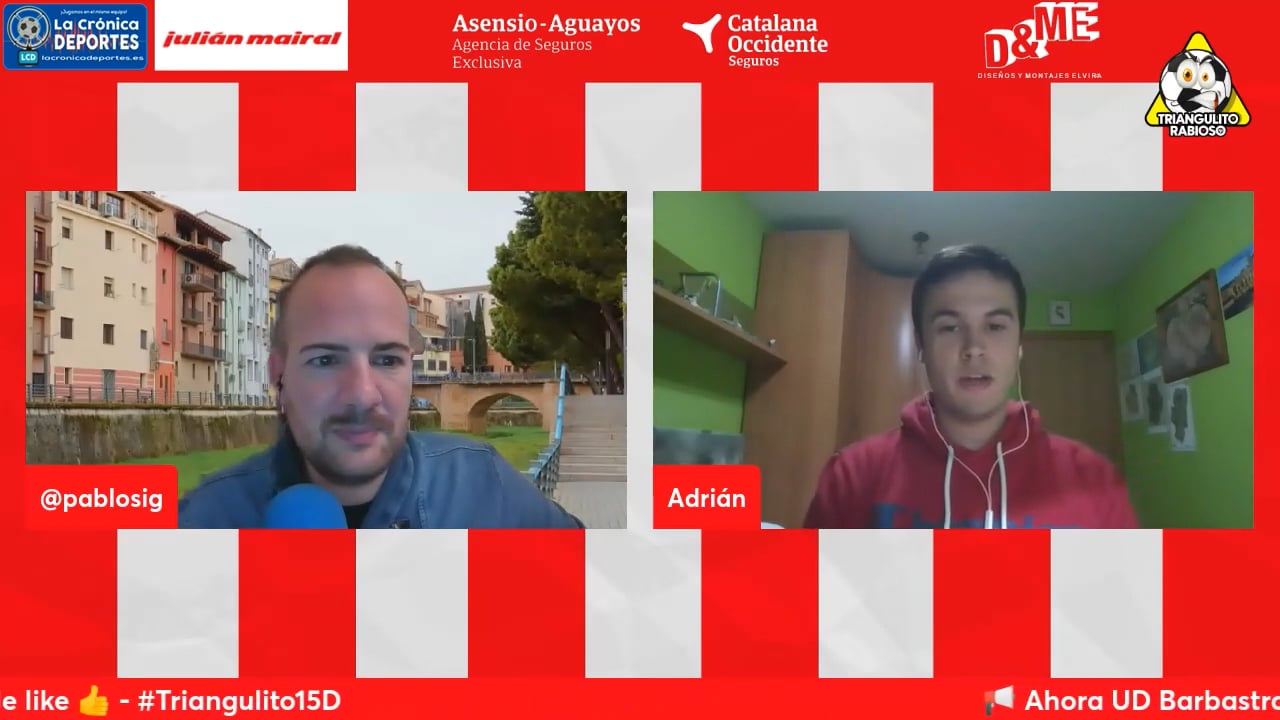 (Jornada 14 - 3ª División) TERTULIA UD BARBASTRO / UD Barbastro 3-3 SD Ejea / Fuente: Canal YouTube El Triangulito Rabioso