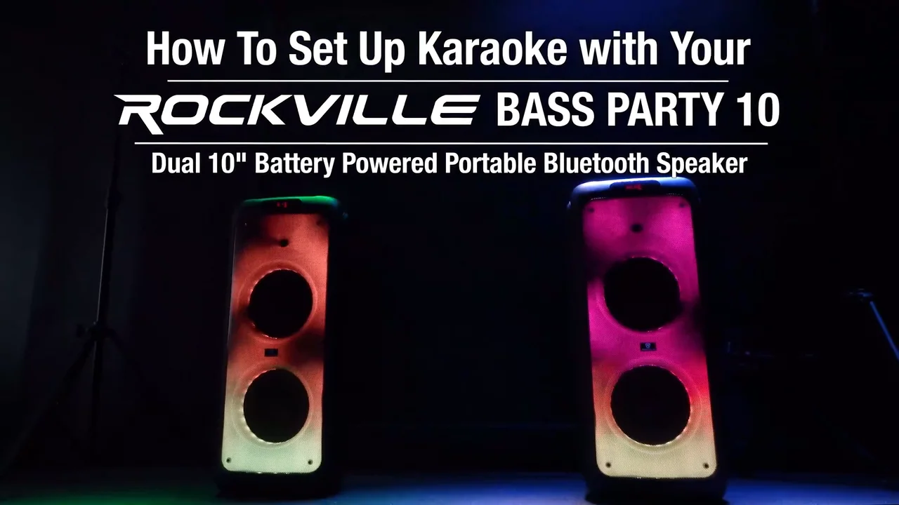 How To Set Up Karaoke with Your Bass Party 10 on Vimeo