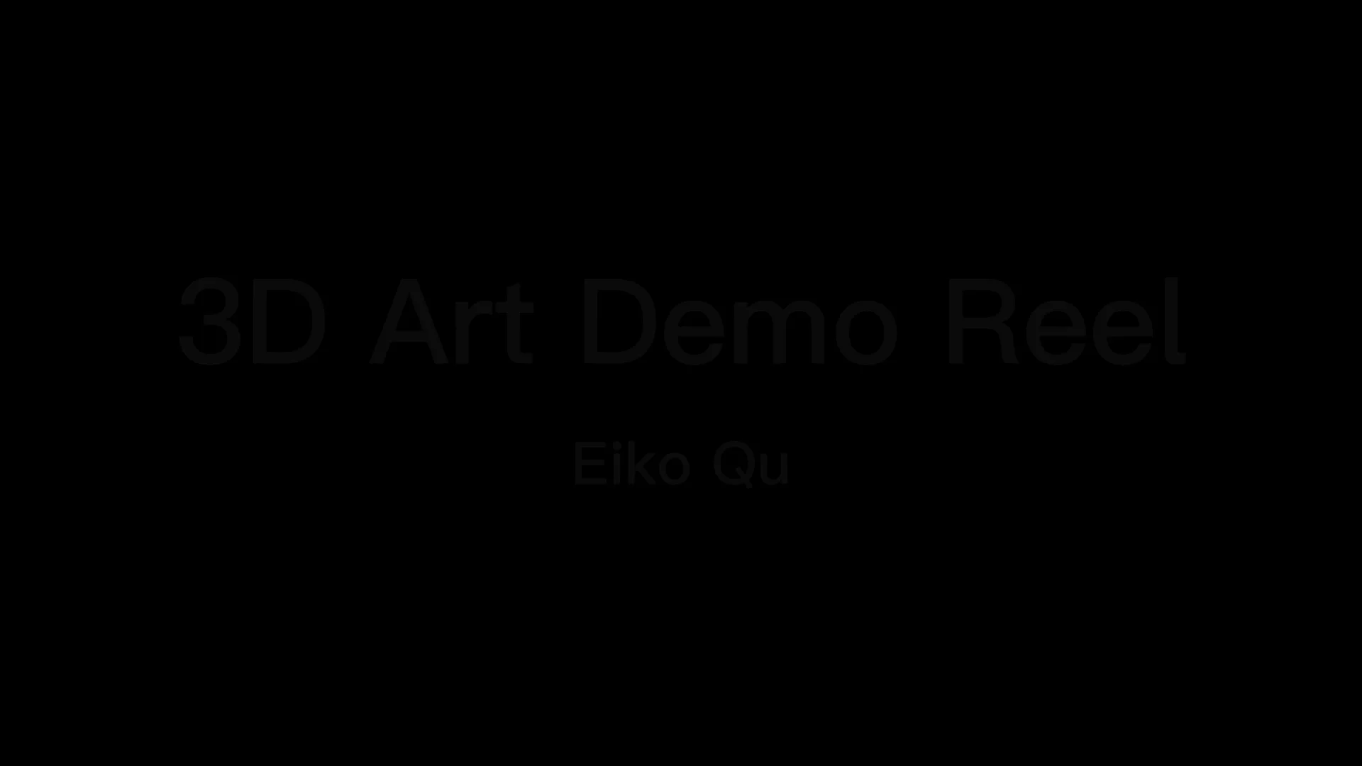 3d demo reel.mp4 on Vimeo