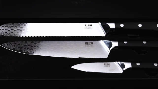 Kanji Damascus Knife Set (3-Piece)