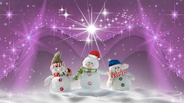 Snowman, Christmas, Stars. Free Stock Video - Pixabay