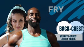 Back + Chest Fry (Weights+booty bands+bands)-12:16:22