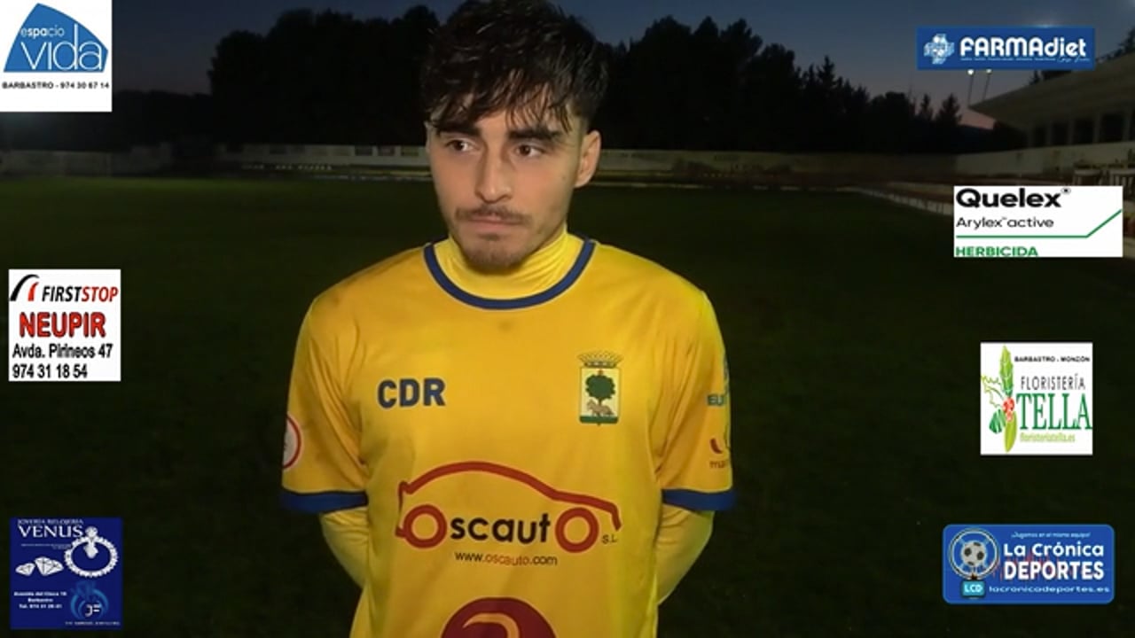 DANI TORCAL (Jugador Robres) CD Robres 1-0 CD Binéfar / Jornada 15 / 3ª División