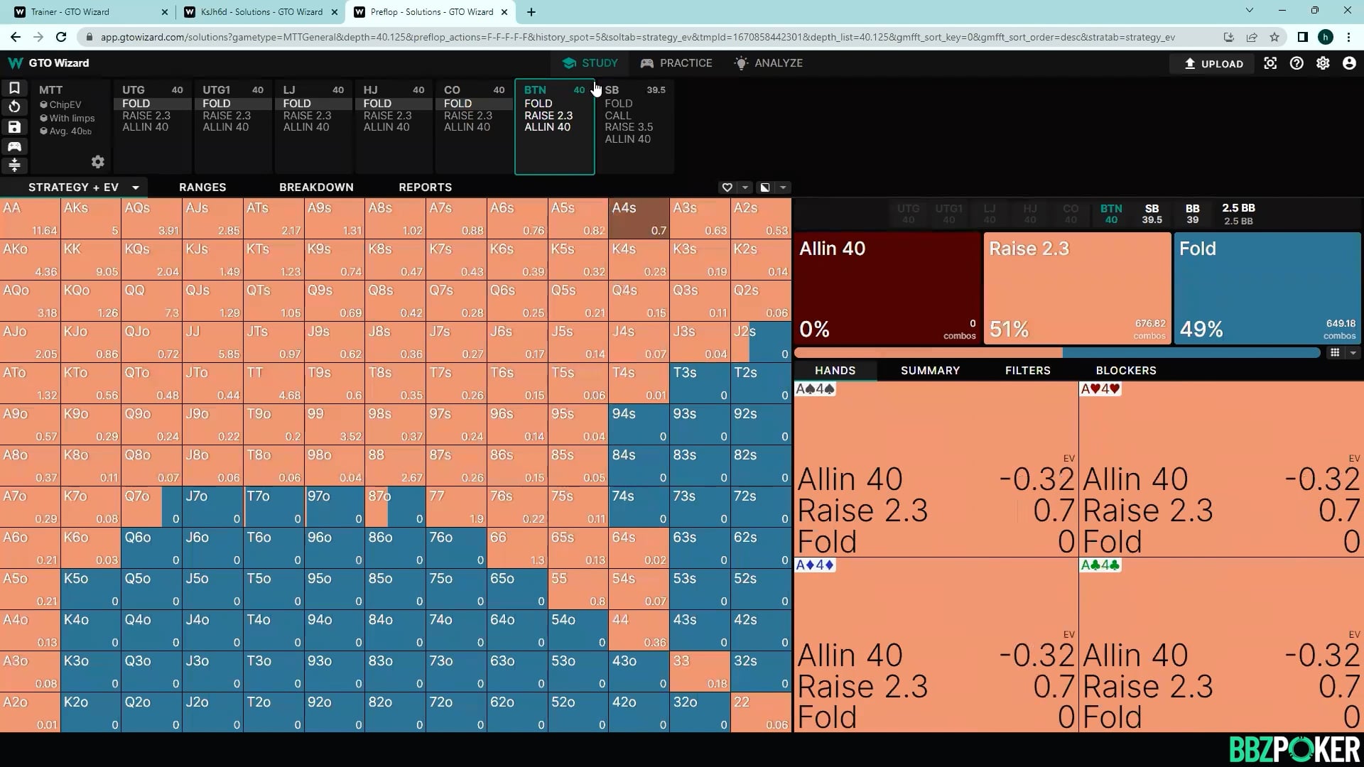 Common Leaks Rant + UTG vs BB