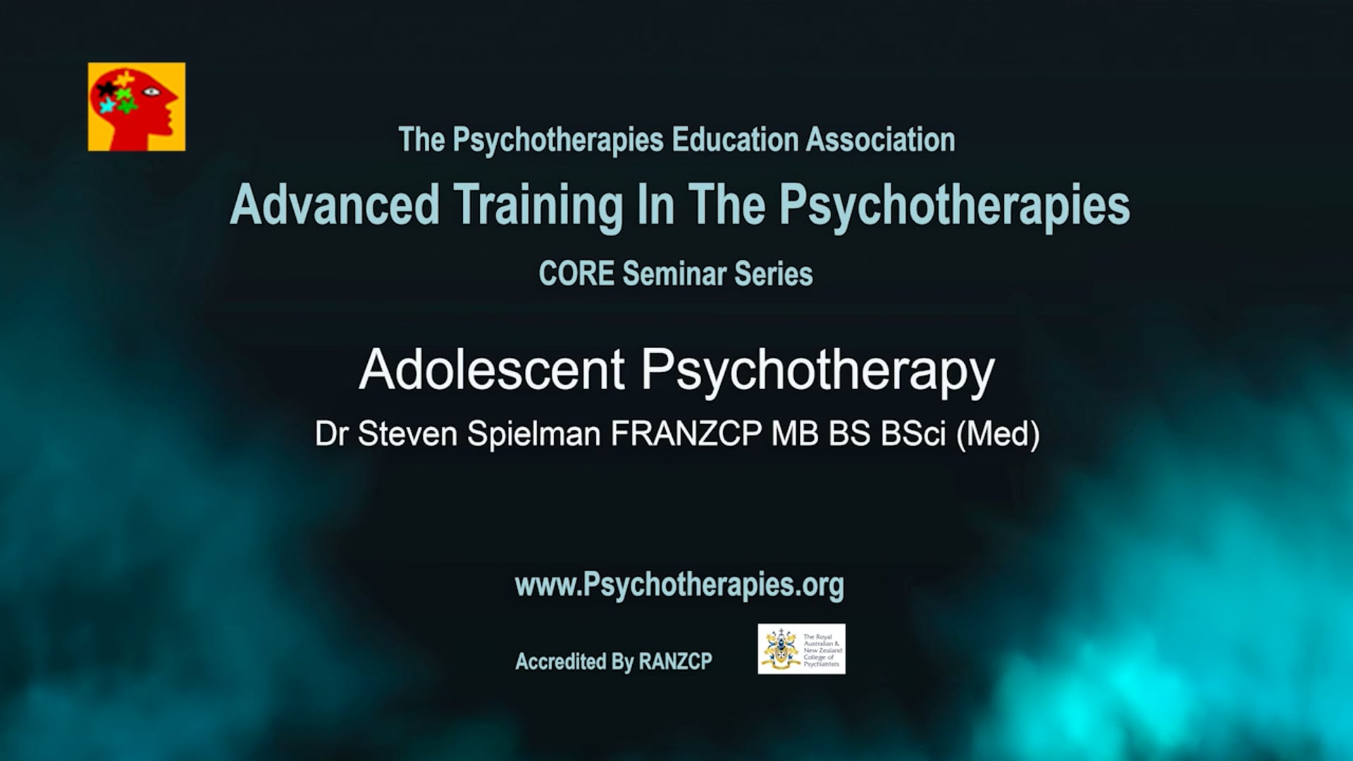 Adolescent Psychotherapy _Dr Steven Spielman.mp4