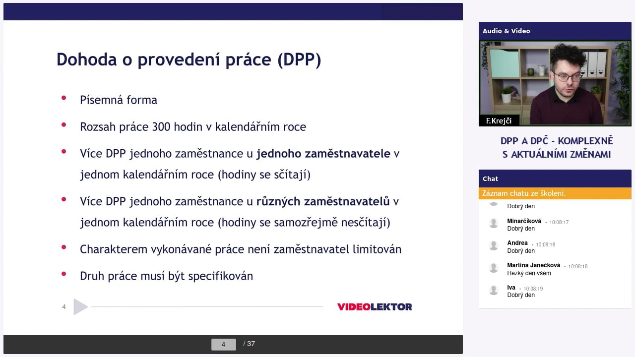 DPP a DPČ – komplexně s aktuálními změnami