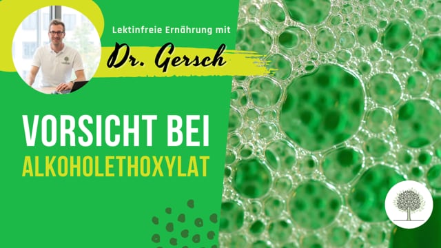 Wichtiges Update zum lektinfreien Ernährungsplan - Alkoholethoxylat in Klarspülern und dessen schädliche Wirkung