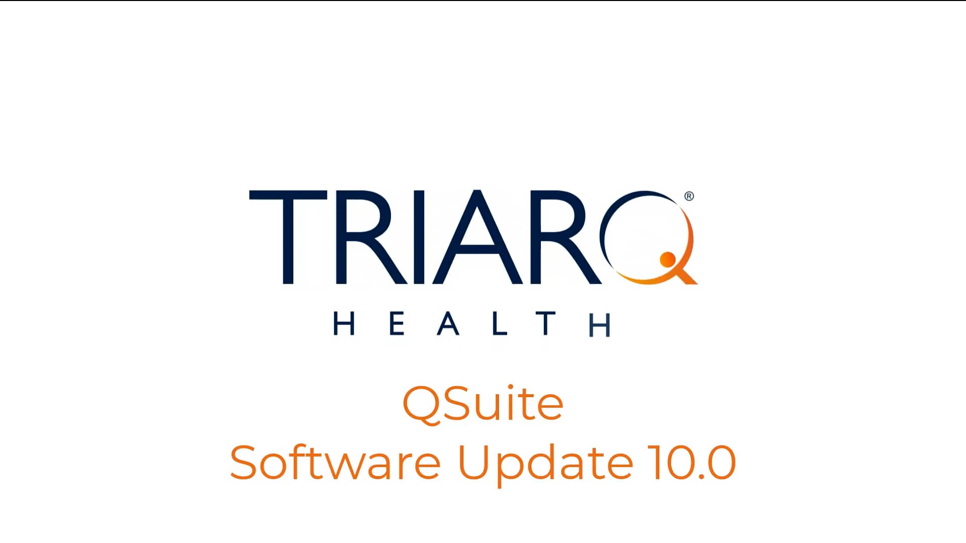 QSuite v10.0 Overview | TRIARQ Health on Vimeo