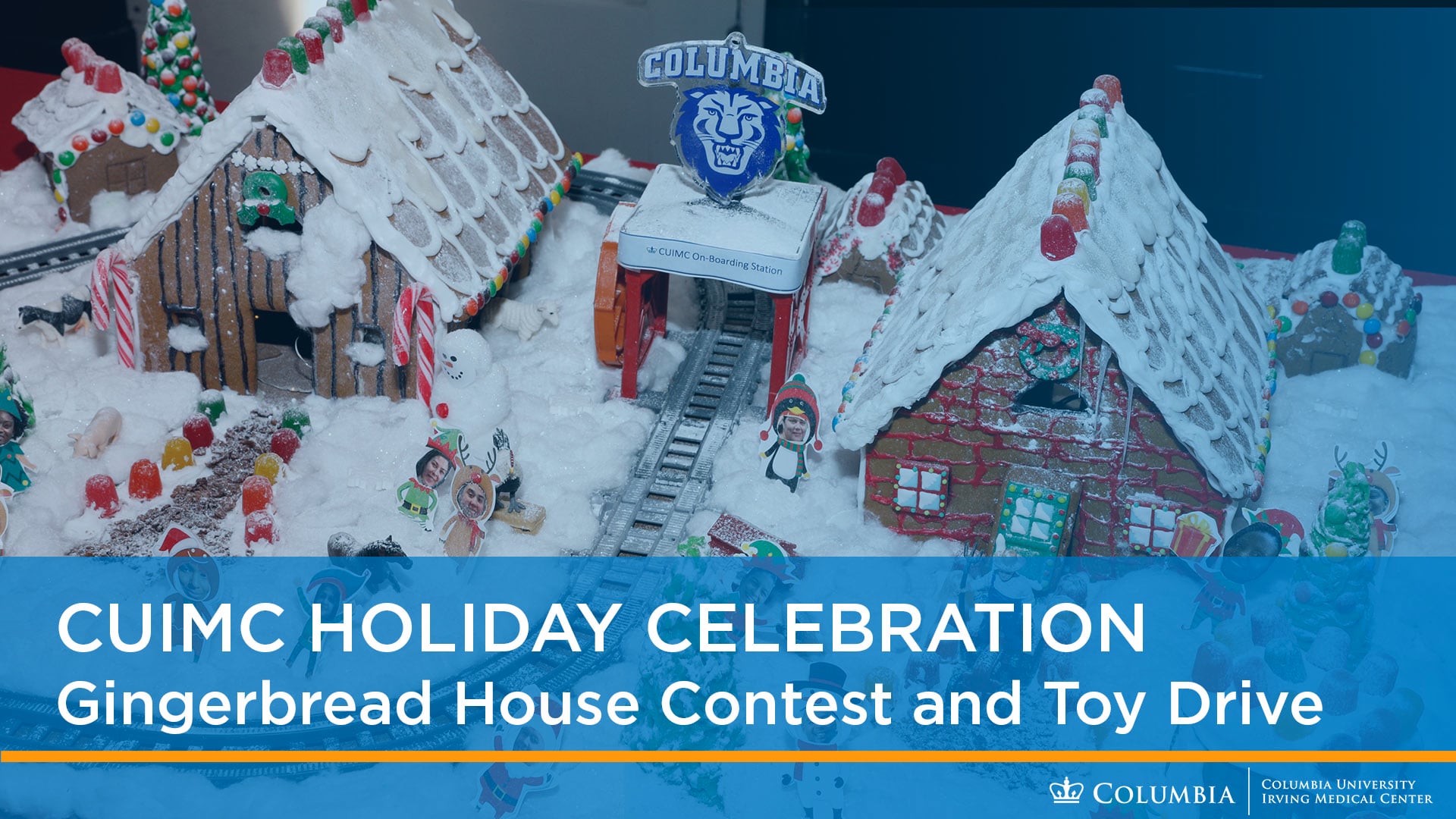 CUIMC HOLIDAY CELEBRATION Gingerbread House Contest and Toy Drive on Vimeo