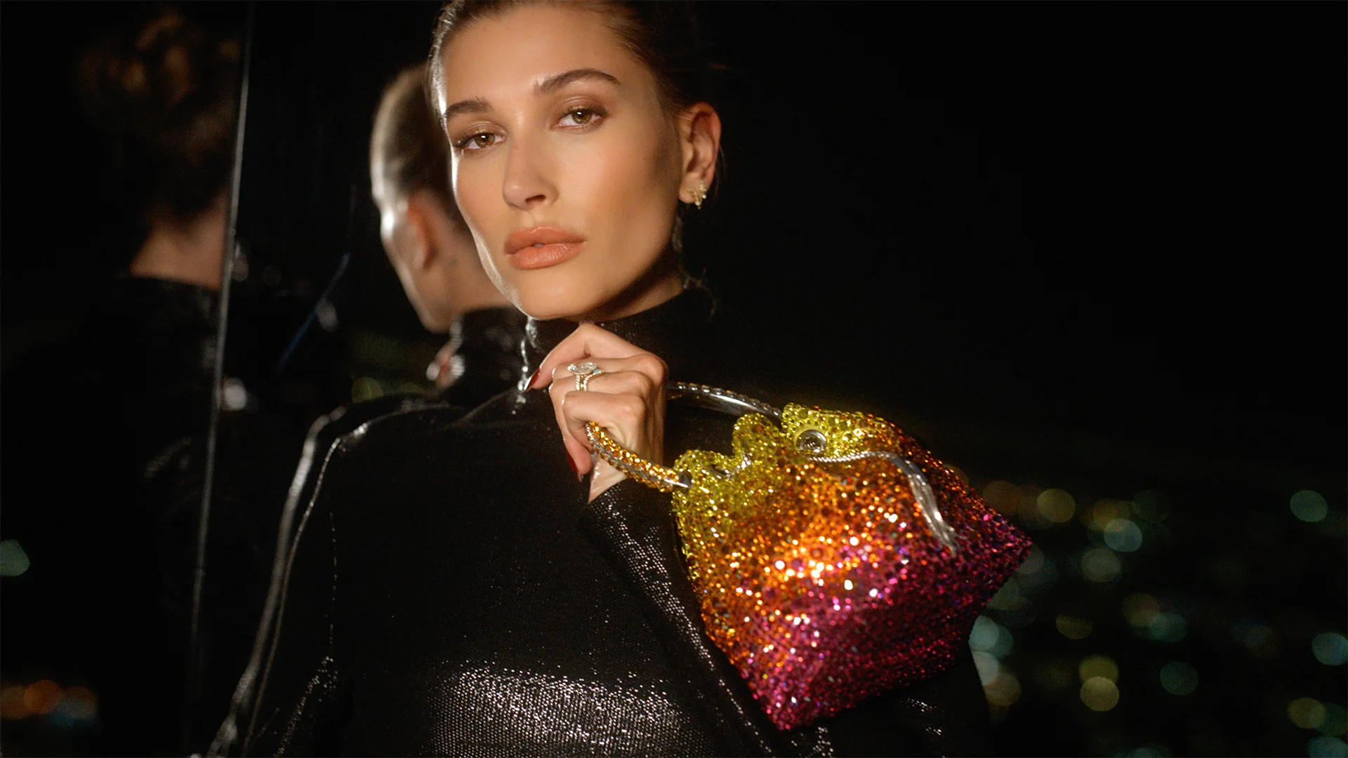 Hailey Bieber is the Face of JIMMY CHOO Winter 2021 Collection