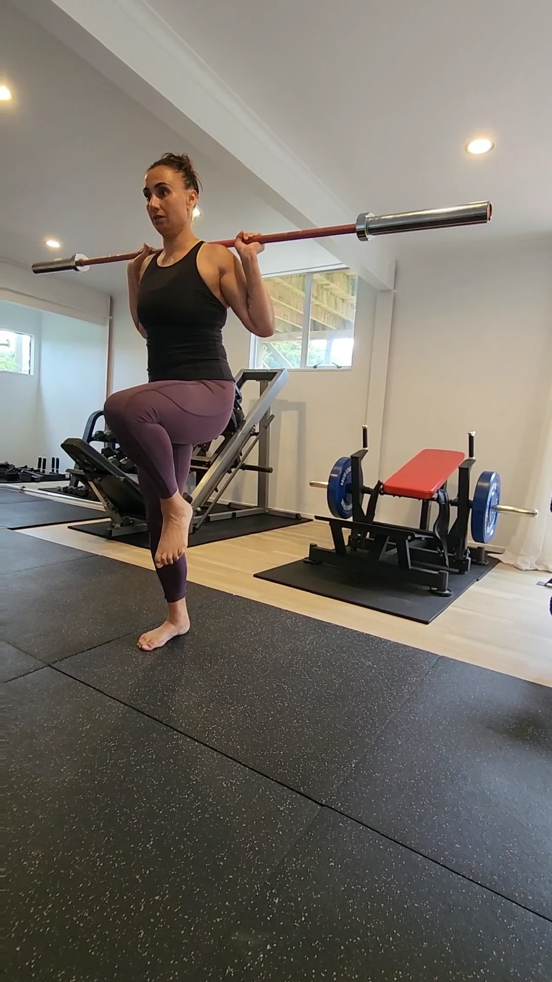 Barbell explosive side step on Vimeo