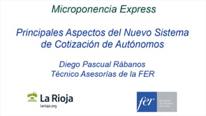 Micropldora express - Principales Aspectos del Nuevo Sistema de Cotizacin de Autnomos
