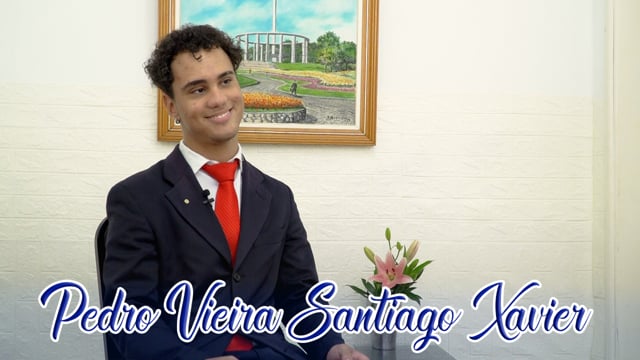 Capa do vídeo “Eu Caminho com Meishu-Sama por Pedro Vieira Santiago Xavier - Igreja Brasília”