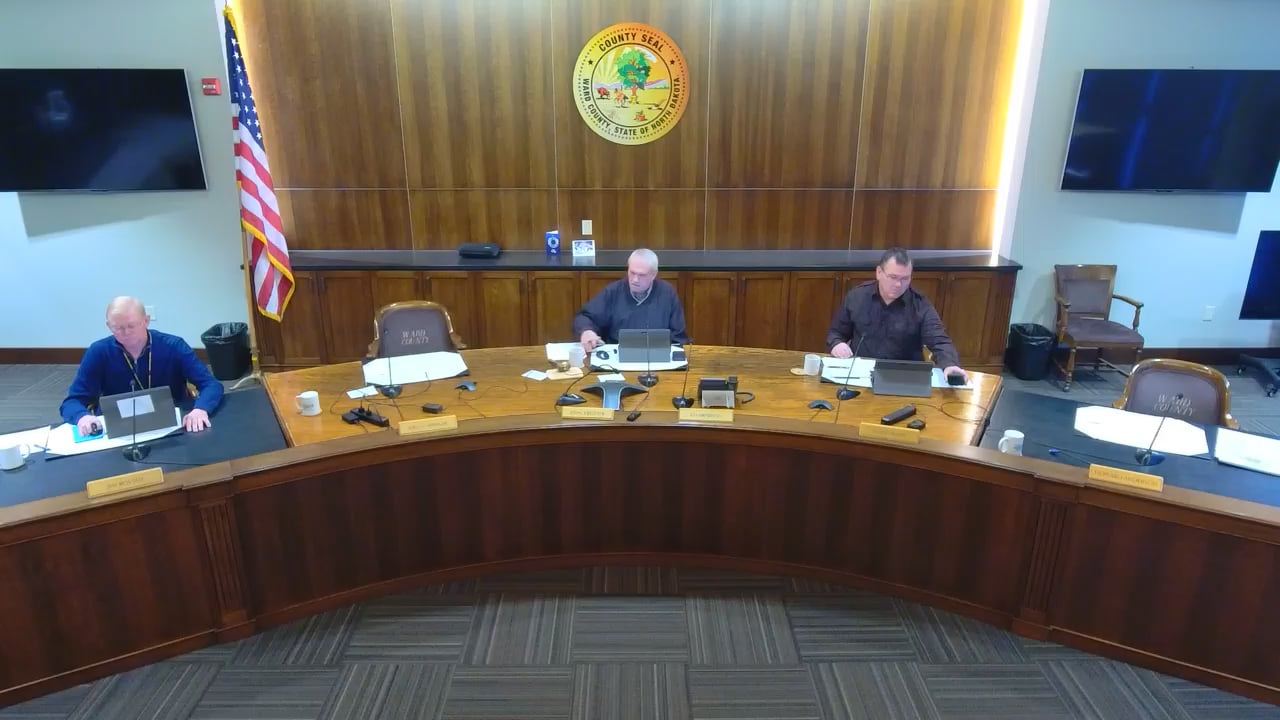 12.20.2022 Ward County Commissioners Meeting: Start time 9:00AM ...