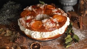 ROSCÓN DE REYES Y NARANJA SEMICONFITADA