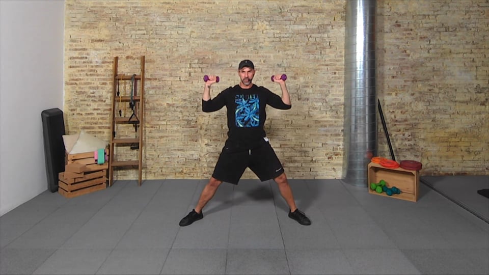 Baile con tonificación de brazos