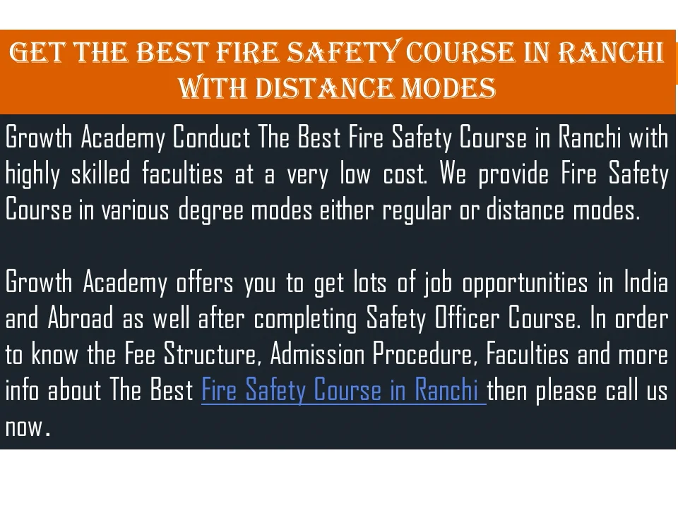 Acquire The Top Fire Safety Course in Jamshedpur with Practical.wmv on