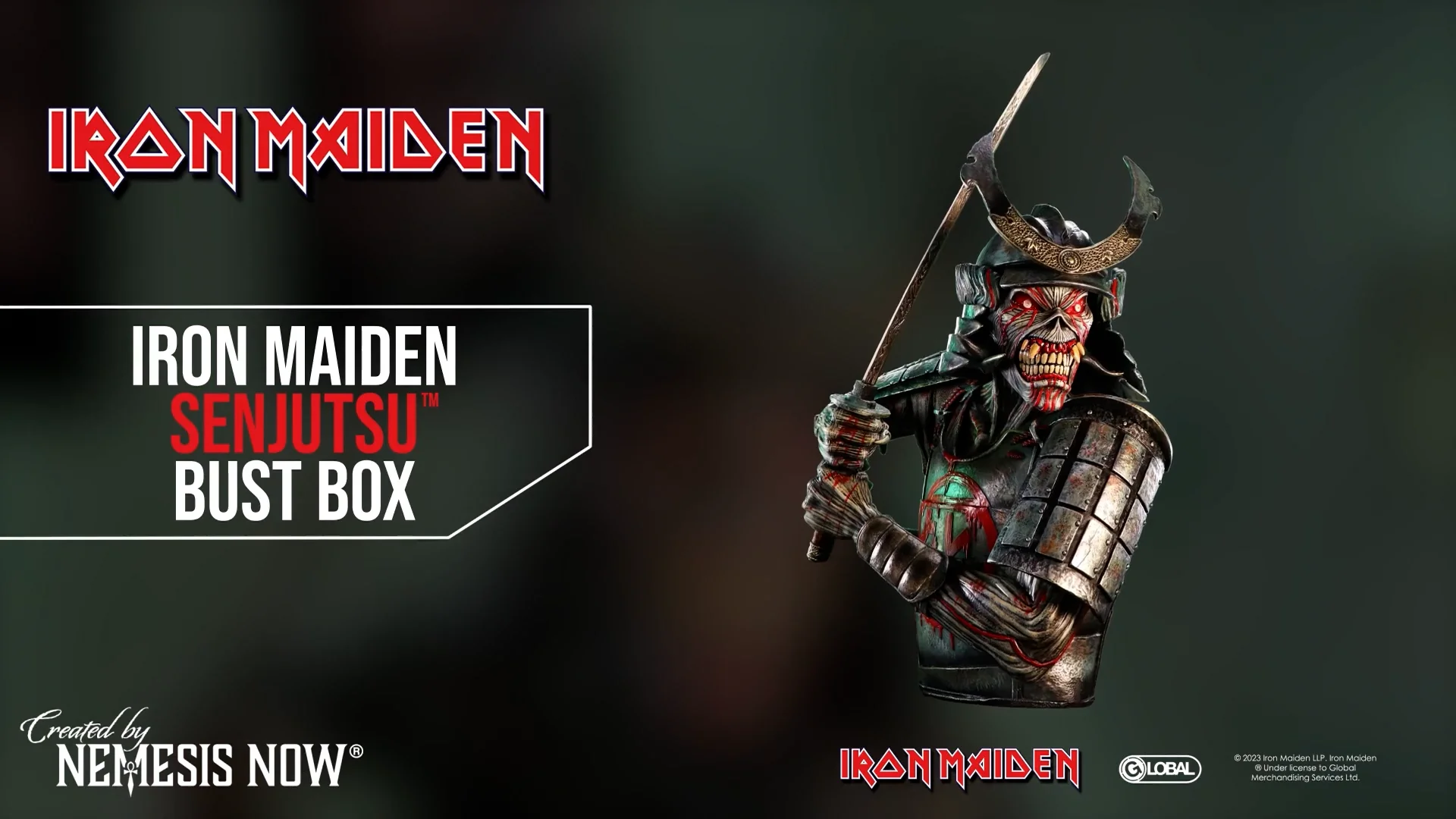 Iron Maiden Senjutsu Bust Box | Nemesis Now Wholesale Giftware Iron Maiden Senjutsu Bust Box | Nemesis Now Wholesale Giftware