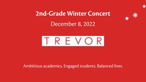 2nd-Grade Winter Concert 2022